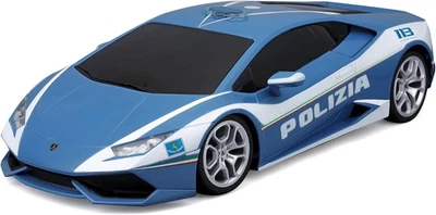 Tech Lamborghini Huracan Polizia R/C, Colore Blu, 81271 - Immagine 1 di 4