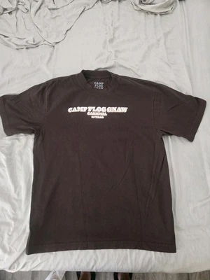 **Rare** Camp Flog Gnaw 10 Year Festival T-Shirt Brown Medium Short Sleeve 2024 - Image 1 of 3