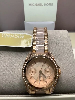 Michael Kors Mini Blair Rose Gold Ladies Rose Gold Watch MK6175 Brand New Boxed - Image 1 of 4