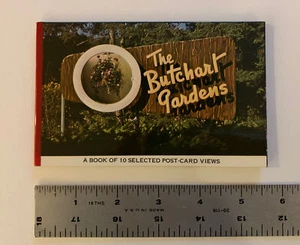 BOOK OF 10 BUTCHART GARDENS POSTCARDS, VICTORIA, B.C. CANADA. FREE SHIPPING - Picture 1 of 10