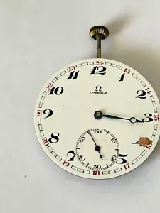 Omega Taschenuhr werk 43mm defekt Projekt für Bastler werk ohne Funktion (J56) - Bild 1 von 7