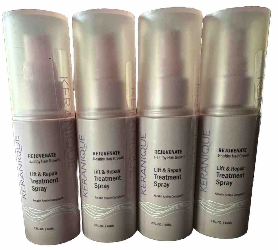 4x KERANIQUE Rejuvenate Lift & Repair Tratamiento Spray 2 fl oz cada uno Foto 1 de 1