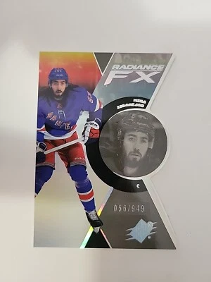 2023-24 SPx Radiance FX RFX-43 Mika Zibanejad  NYR Rangers - Image 1 of 2