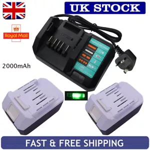 2X Para Batería Makita 2000mAh BL1820G BL1840G BL1815G BL1813G + Cargador DC18WA - Imagen 1 de 12