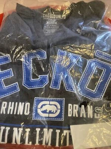 NWT ECKO UNLTD 2014 Faded Black T-Shirt sz M in Bag Tone Loco. 3d Stitched Print - Picture 1 of 4