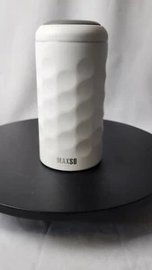WINE CHILLER BUCKET Stainless Steel Vacuum Insulated Cooler White 750ml MAXSO - Picture 1 of 3