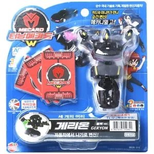 Turning Mecard W Geryon Black Transforming Robot from Korea + Korean Candy Gift - Picture 1 of 3