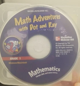 Math Adventures with Dot and Ray Grade 1 Concepts Skills Problem Solving CD Rom - Picture 1 of 1