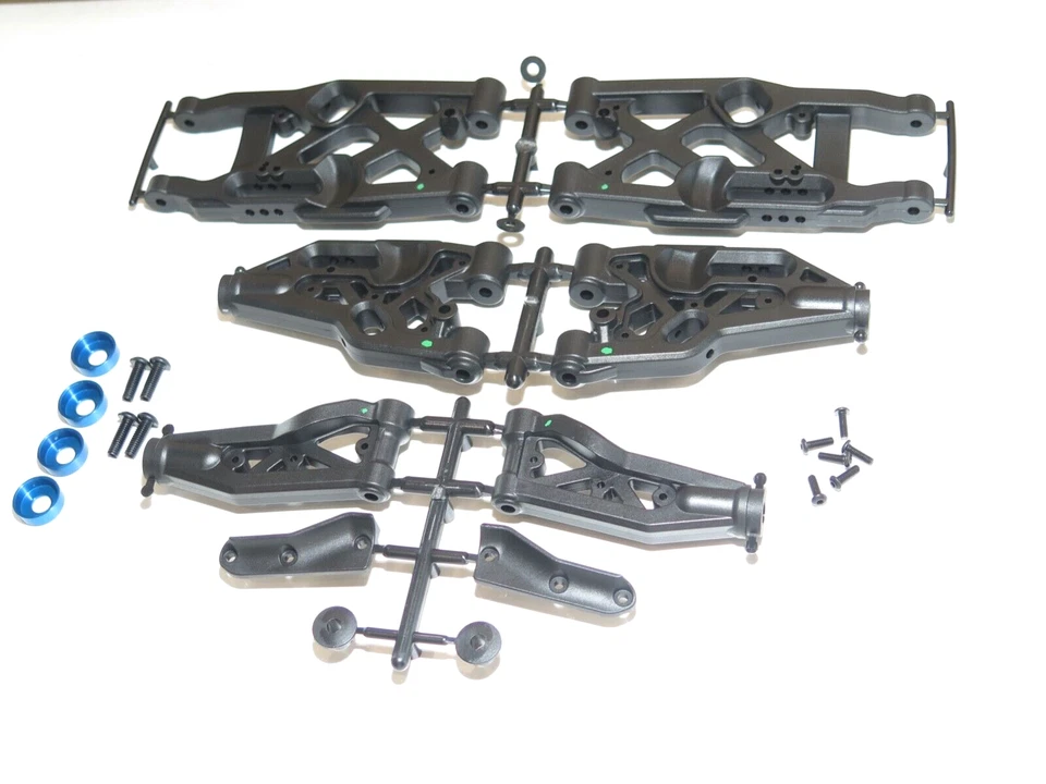 ASC80949 TEAM ASSOCIATED RC8B4.1 BUGGY FRONT REAR A-ARM SET - Image 1 of 1