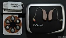 A PAIR OFGN RESOUND LN761-DRW BTE DIGITAL HEARING AIDS WORK WITH iPHONE