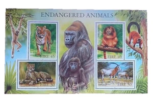 Stamps Theme Fauna Mammals/ Irish/ Ireland/ 1998 Hb 30 4v. New - Picture 1 of 3