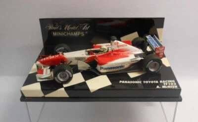 MINICHAMPS F1 1/43 Scale - 400 020025 TOYOTA F1 A.MCNISH - Image 1 of 2