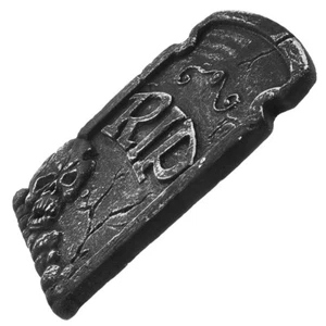 Simulierte Tombstone -Dekoration Halloween-Grabstein-Simulationsstütze - Bild 1 von 12