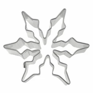Städter Ausstecher Eiskristall Ausstechform Plätzchenform Keks Weißblech 6 cm - Bild 1 von 3