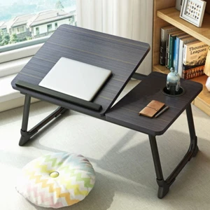 Laptop Desk for Bed, Adjustable Laptop Stand with 5 Adjustable Angles, Portable - Picture 1 of 6