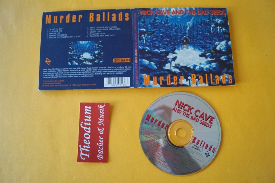 Nick Cave - Murder Ballads (CD Digipak) (#3137) - Bild 1 von 1