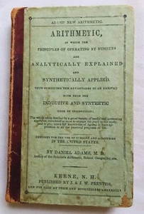 Adams' New Arithmetic, Daniel Adams, 1845 - Picture 1 of 10