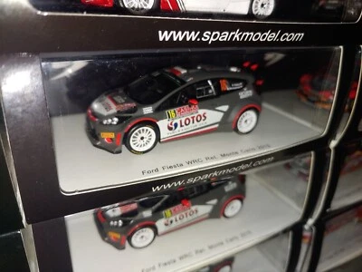 1x Spark Models S4511 FORD FIESTA Wrc R. Kubica Rally Montecarlo 2015 -1:43 Rare - Immagine 1 di 4