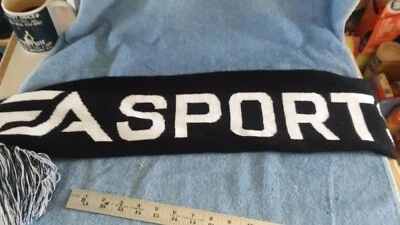 EA Sports 60" Long Black Scarf - Image 1 of 3