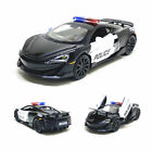 1/32 Pull Back Police Car Model Diecast Vehicle Sound&Light Toy Kids Gift Deco T