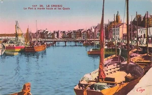 Postcard Ireland Le Croisic. The Port at high tide and the Quback - Bild 1 von 2