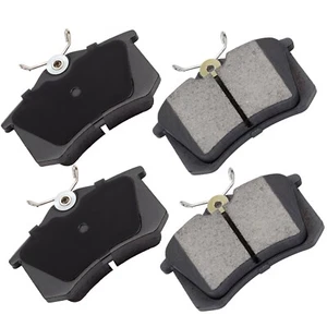4X Rear Ceramic Brake Pads For 2005-19 Volkswagen Beetle Cabrio Corrado Eos Golf - Picture 1 of 4