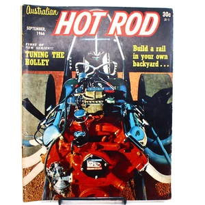 Australian Hot Rod September 1966 ● Falcon Sketch Centrefold, Holley Carb Tuning - Bild 1 von 5