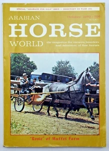 Arabian Horse World Magazine Vintage Back Issue October 1970 Vol 11 - Picture 1 of 12