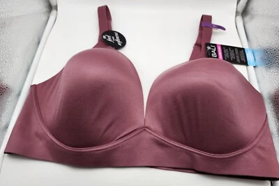 Sutiã Bali Feminino 2XL Comfort Revolution Soft Touch Perfeito Sem Fio em Vermelho Baga - Imagem 1 de 4