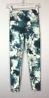 BALANCE COLLECTION Leggings Women’s Small Green White TieDye Athletic Activewear