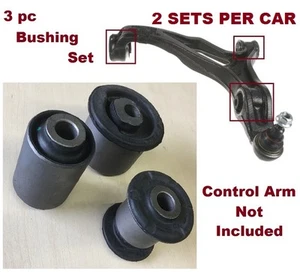 3pcSet Bushings Volkswagen Touareg 04-08 & Audi Q7 07-09 Front Lower Control Arm - Picture 1 of 1