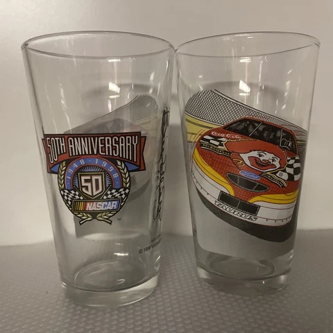 NASCAR - Bill Elliot 1998 Nascar 50th Anniversary McDonalds Racing Glass 1998 Cover