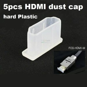 5pcs HDMI cable male plug dust cover rubber protection cap HDTV HDCP AV HIFI - Picture 1 of 3