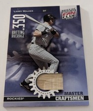 2002 Donruss Best of Fan Club Master Craftsmen GU Bats #C16 Larry Walker #D /175