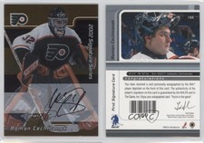 2001-02 ITG Be A Player Signature Series Gold Auto Roman Cechmanek #165 Auto