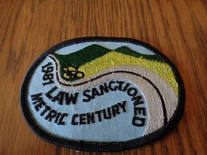 Parche de colección 1981 LEY SANCIONADO MÉTRICO SIGLO BICICLETA PASEO CARRERA 3x4 M9 - Imagen 1 de 4