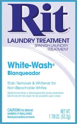 Tinte de tela en polvo, lavado blanco, 1 7/8 onzas Foto 1 de 4