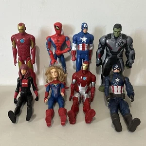 Menge 12 Marvel Avengers 12" Actionfiguren meist Titan Hero Serie gebraucht - Bild 1 von 22