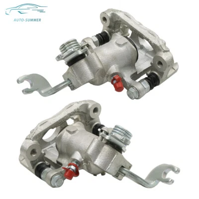 1 par de pinzas de freno con soporte para Hyundai Tiburon 2005-09 Kia Spectra 2004-08 Foto 1 de 4