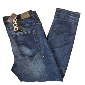 NEW JNCO Mens 004 Slouchy 5 Pocket Style Distressed Jeans 40 - Picture 1 of 8