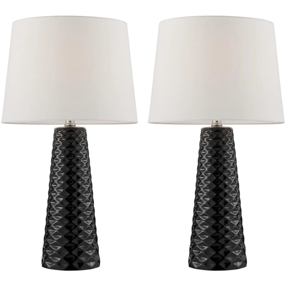 Lámpara de mesa Lite Source LS-23580BLK/2PK Muriel negra Foto 1 de 1