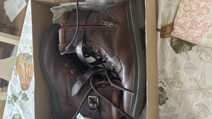 Ugg Kesey Womens Boot Waterproof Full-Grain Leather Wool-Blend Chestnut 8 Boots - Picture 1 of 5