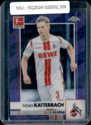 2020 Topps Chrome Bundesliga Noah Katterbach /299 Purple #52 - Image 1 of 2