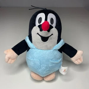 Zdenek Miler Krtek The Little Mole Plush 6” Stuffed Animal Blue Overalls - Picture 1 of 10