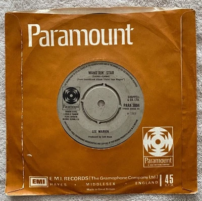 Lee Marvin / Clint Eastwood – Wand'rin Star / I Talk To The Trees 7in Record - Image 1 of 4