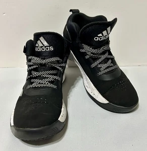 Tenis Adidas Cross Em Up 5 negros blancos plateados talla 4 - Imagen 1 de 13
