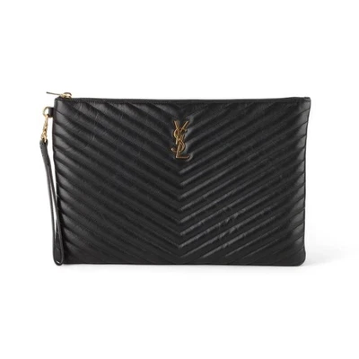 Saint Laurent Monogram Matelassé Document Holder Clutch Bag Large 82434781 - Image 1 of 4