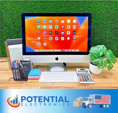 Apple iMac 21.5" 2017 Core i5-7th Gen 3.00GHz 8GB RAM 1TB SSD MacOS Ra. Pro 555* - Image 1 of 4