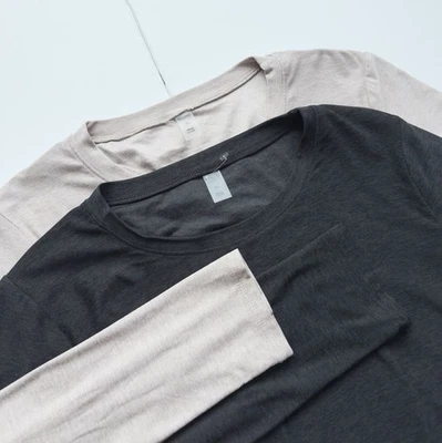 Lote de 2 Pulloveres Nuevos con Etiquetas Beyond Yoga Performance Tejido Superpuesto Espalda Recortados Talla XL Foto 1 de 4