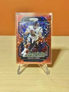 2021 Panini Prizm David Carr #41 Red Disco Prizm /50 Houston Texans SP - Bild 1 von 2